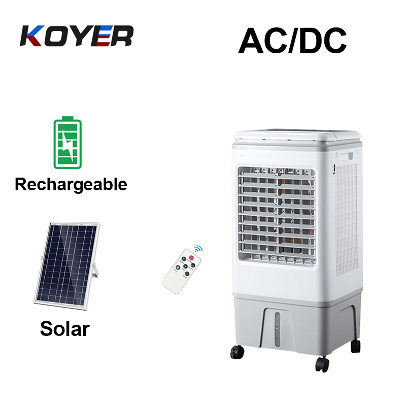 Kipas Penyejuk Udara AC DC boleh dicas semula